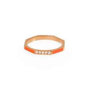 ENAMEL THIN SUMMER RING