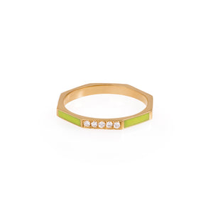 ENAMEL THIN SUMMER RING