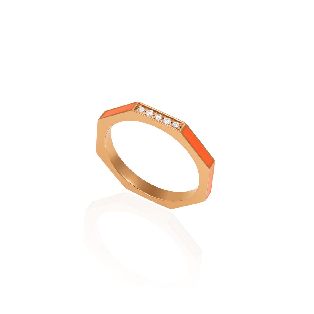 ENAMEL THIN SUMMER RING