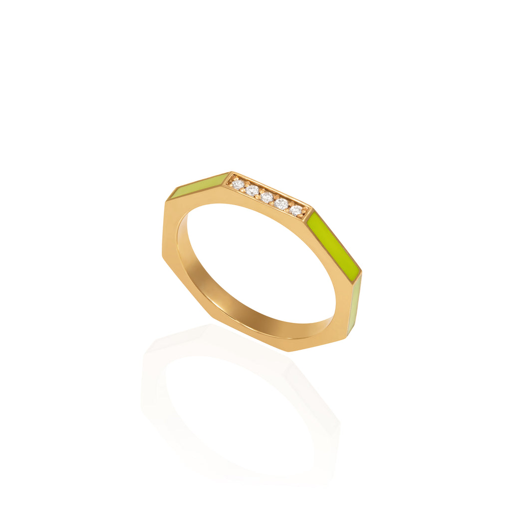 ENAMEL THIN SUMMER RING