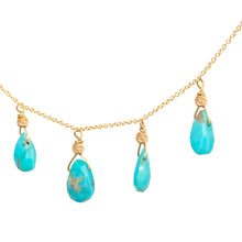 Carica l&#39;immagine nel visualizzatore di Gallery, DROPS SMALL REAL TURQUOISE
