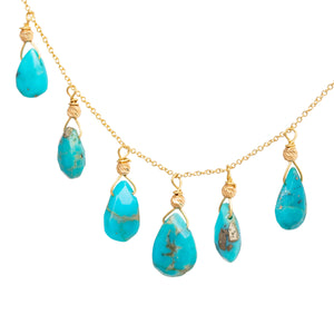 DROPS MULTI SMALL REAL TURQUOISE