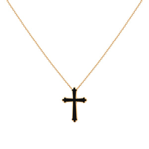 CROSS ENAMEL BLACK